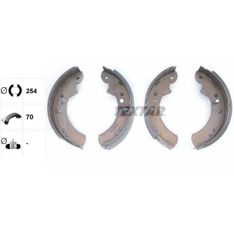 Textar Brake Shoe Set Axle Kit 91037700
