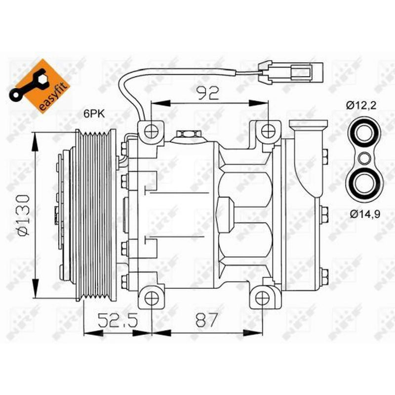 NRF Air Conditioning Compressor 32113