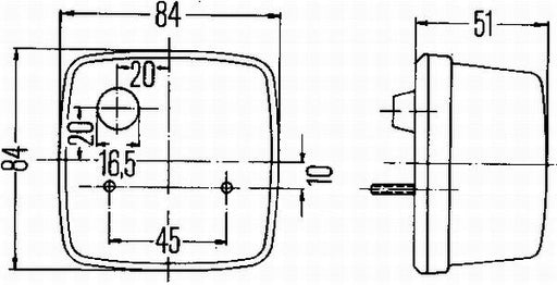 Hella 2BE 003 014-257 Direction Indicator