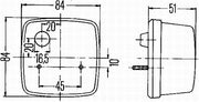 Hella 2BA 003 014-017 Direction Indicator