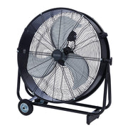 Draper Drum Fan 24" 120W High-Velocity Industrial Air Circulator