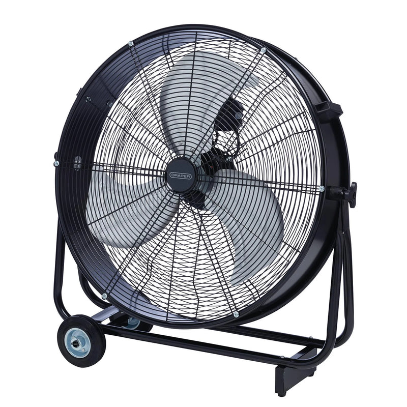 Draper Drum Fan 24" 120W High-Velocity Industrial Air Circulator