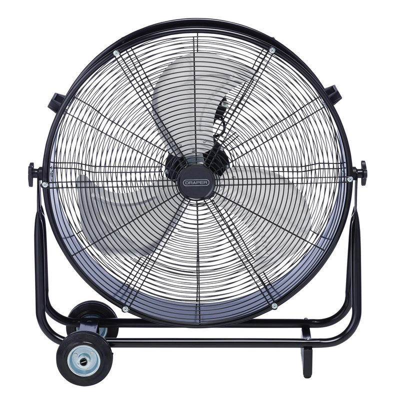 Draper Drum Fan 24" 120W High-Velocity Industrial Air Circulator