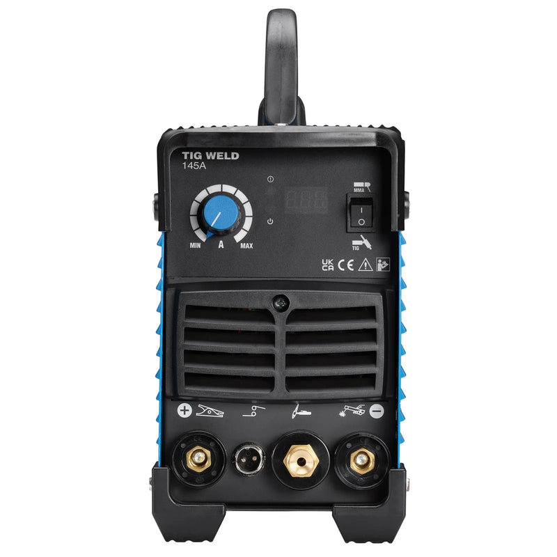 Draper TIG/MMA Welder 145A - Compact Dual-Function Inverter
