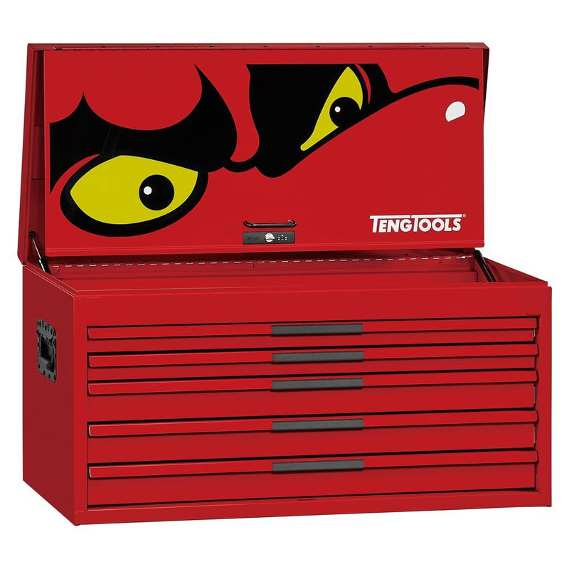 Teng Tools Tool Chest PRO35™ 37" 5 Drawers Red