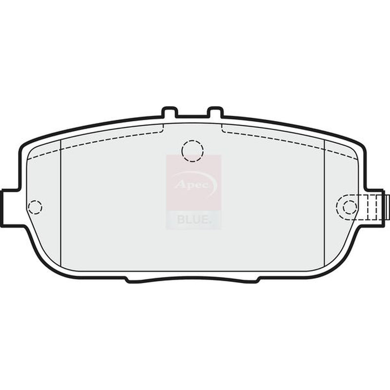 Apec Rear Brake Pad Set PD3336