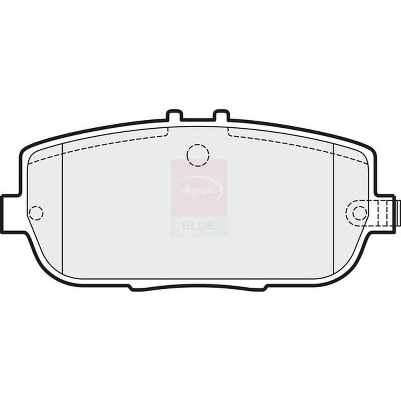 Apec Rear Brake Pad Set PD3336