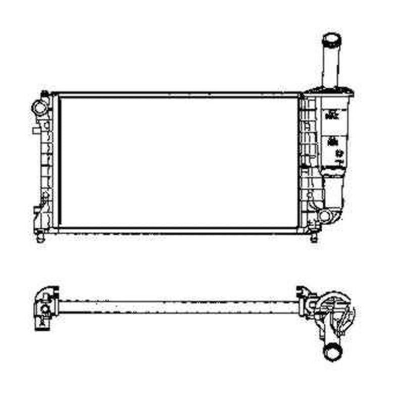NRF Engine Radiator 53606