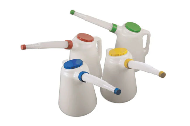 Laser Tools Oil Measuring Jug Set 5L 4pc - PL