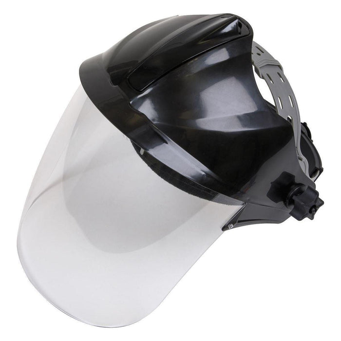 Sealey Deluxe Brow Guard with Aspherical Polycarbonate Full Face Shield SSP78 Sealey  - Town Parts