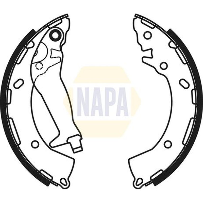 NAPA Brake Shoe Set Axle Kit NBS1080