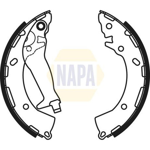 NAPA Brake Shoe Set Axle Kit NBS1080