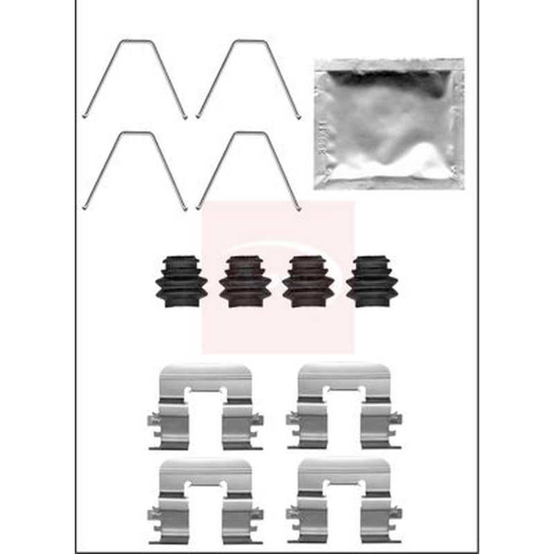 Apec Brake Pad Accessory Fitting Kit Rear KIT1362