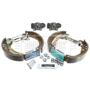 Borg & Beck Brake Shoe Set Axle Kit BBS1086K