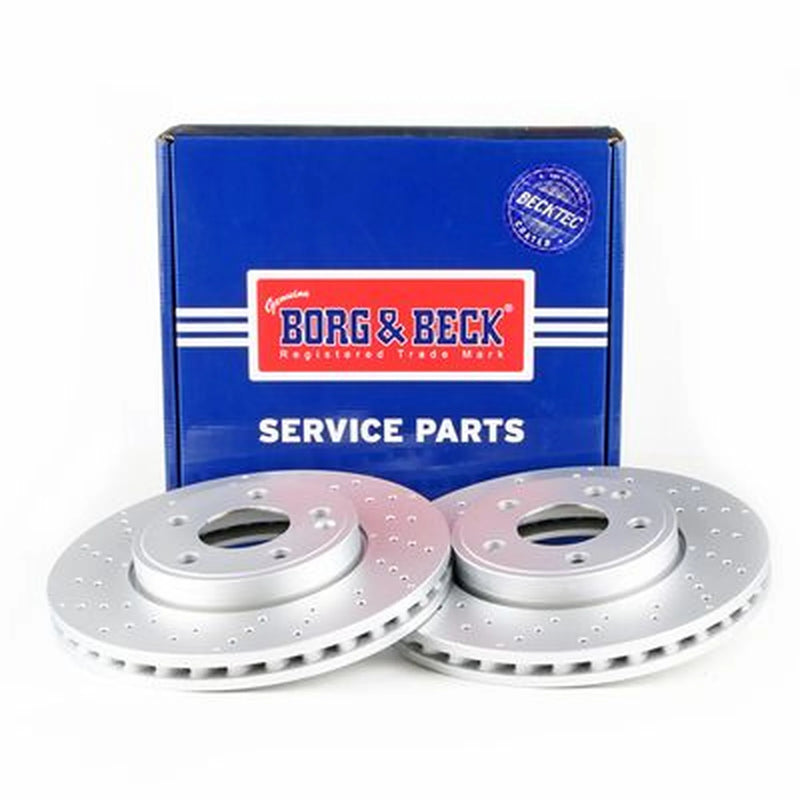 Borg & Beck 2 x / Front Brake Discs BBD5322