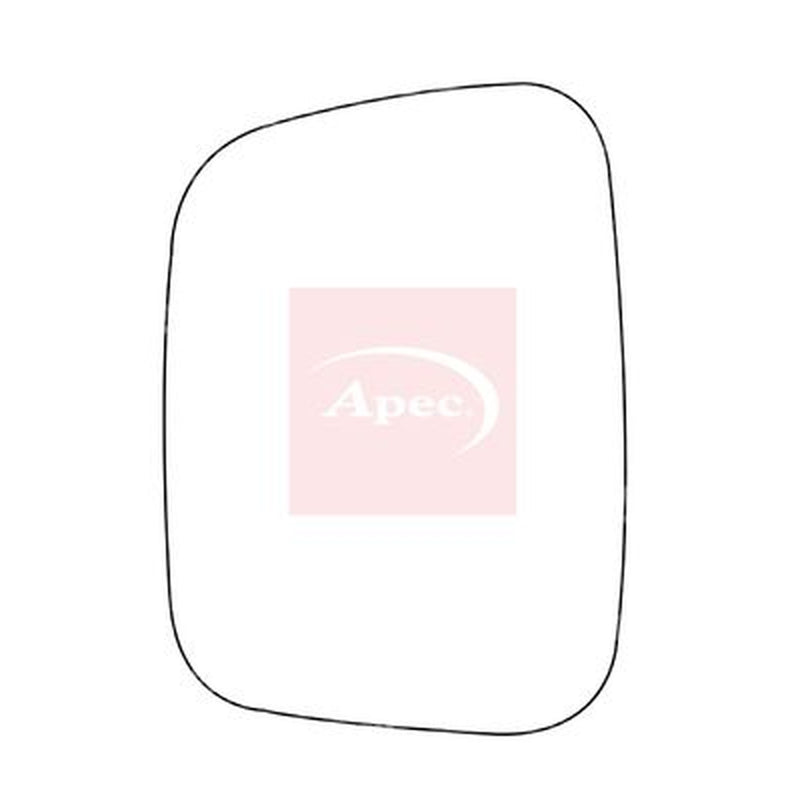 Apec Exterior Wing Mirror Glass Left AMS2043