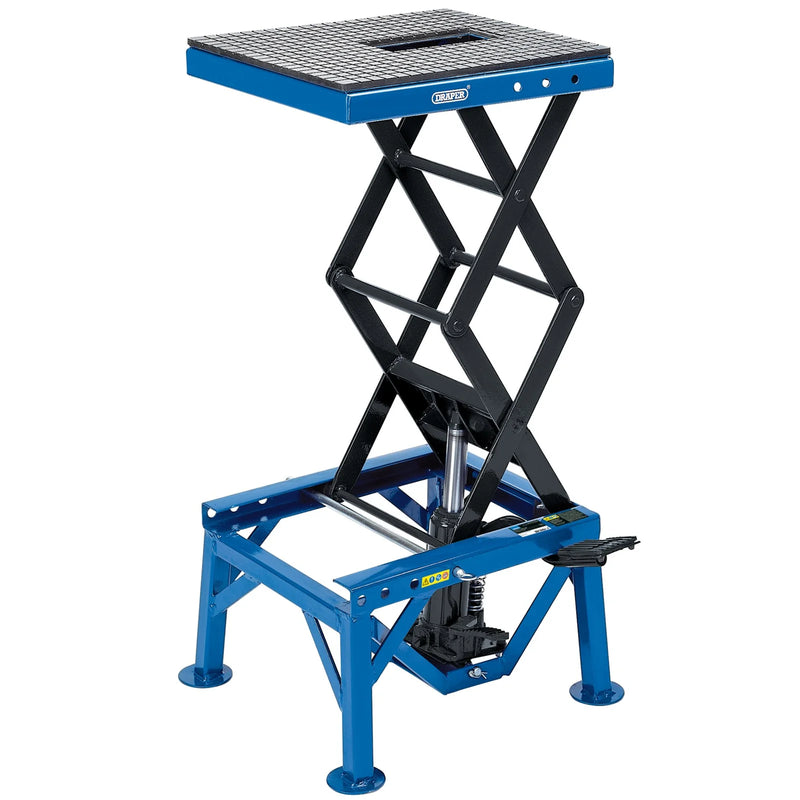 Draper Hydraulic Motorcycle Scissor Lift, 135kg Capacity