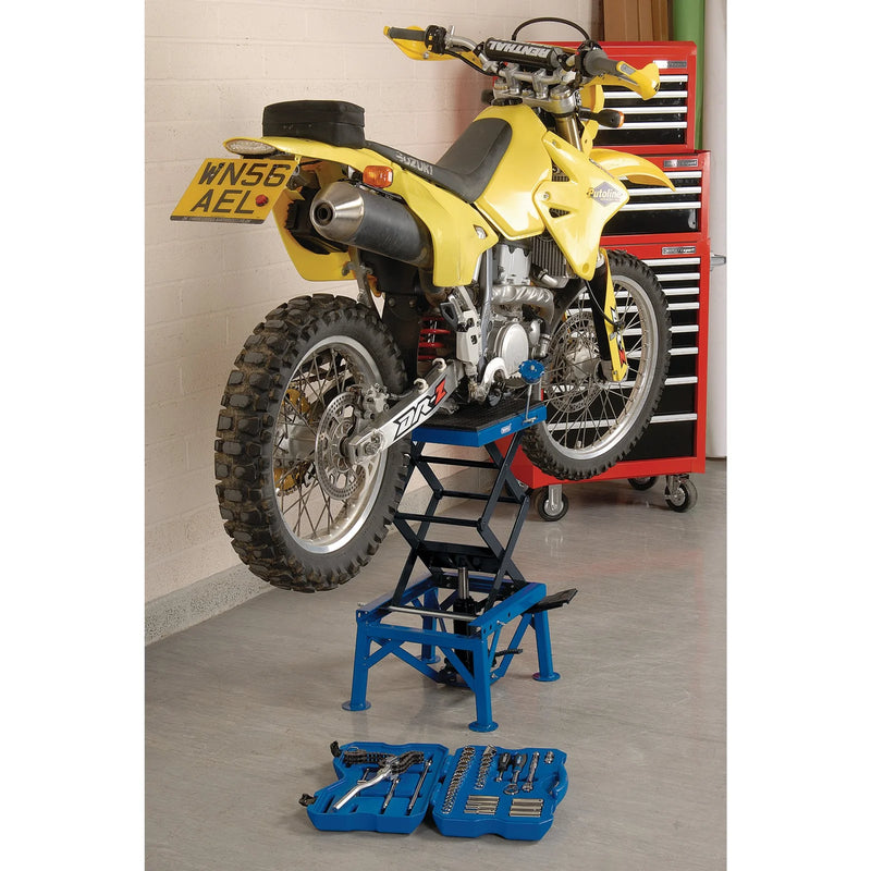 Draper Hydraulic Motorcycle Scissor Lift, 135kg Capacity