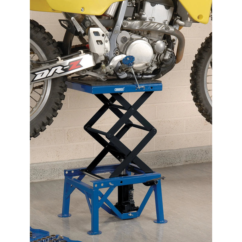 Draper Hydraulic Motorcycle Scissor Lift, 135kg Capacity