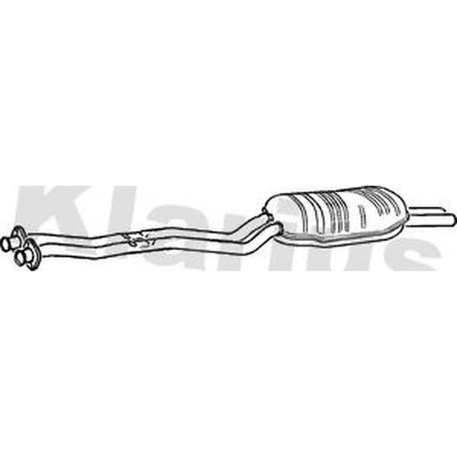 Klarius Box With Tail Pipe Rear BM222V