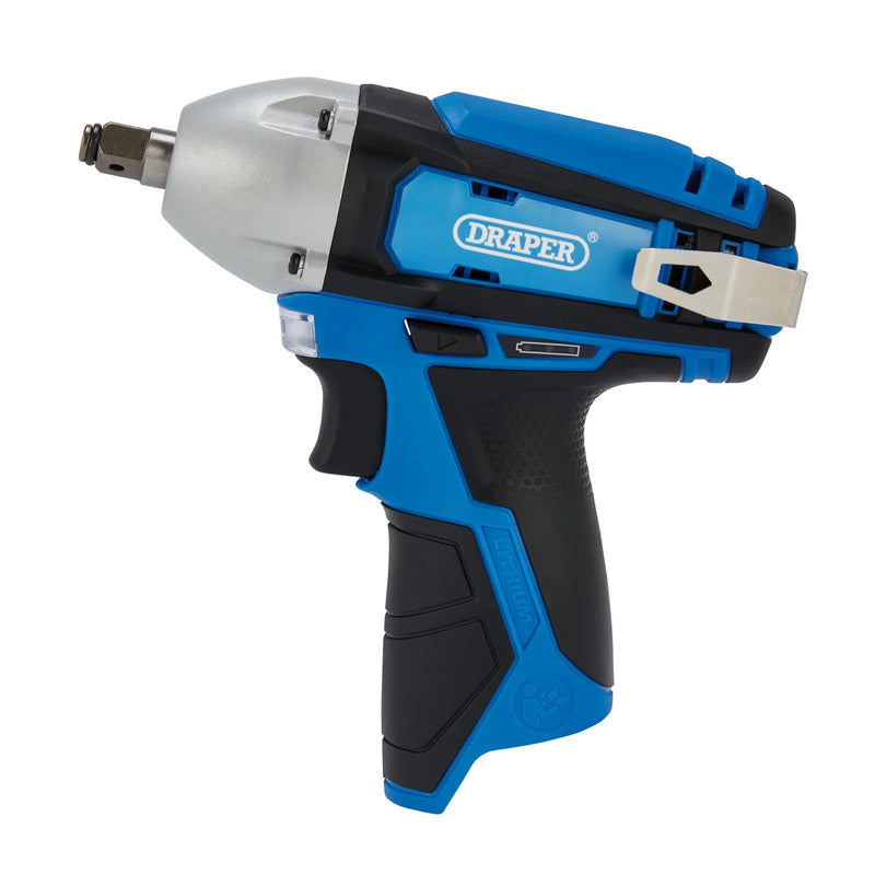 Draper 12V Impact Wrench 3/8" Sq. Dr. 80Nm