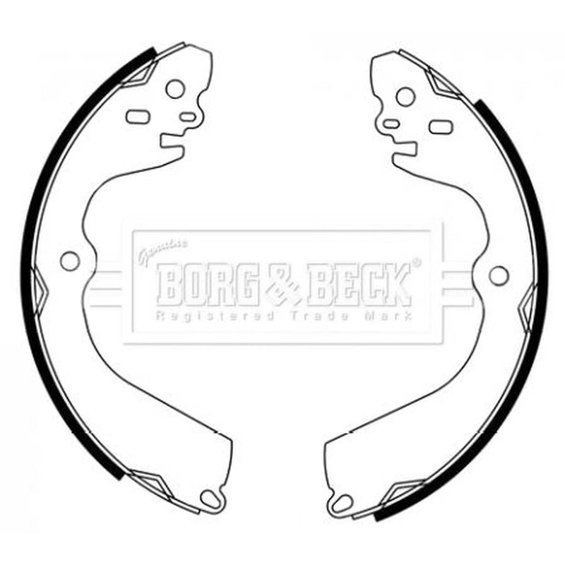 Borg & Beck Brake Shoe Set Axle Kit BBS6495
