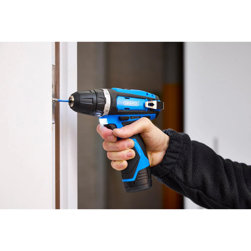 Draper 12V Drill Driver with 1.5Ah Battery & Fast Charger