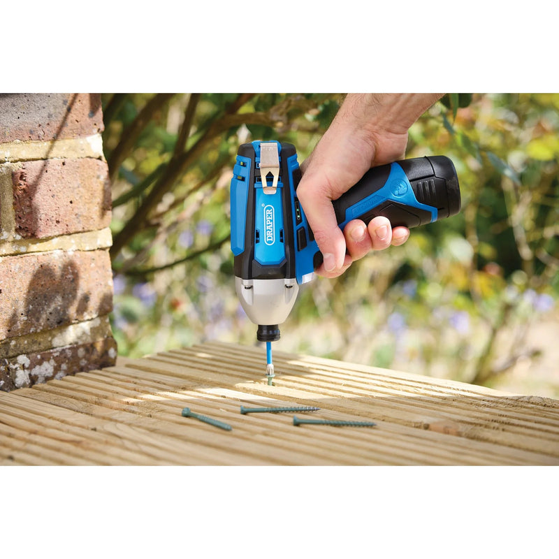 Draper Impact Driver 12V with 1.5Ah Battery & Fast Charger