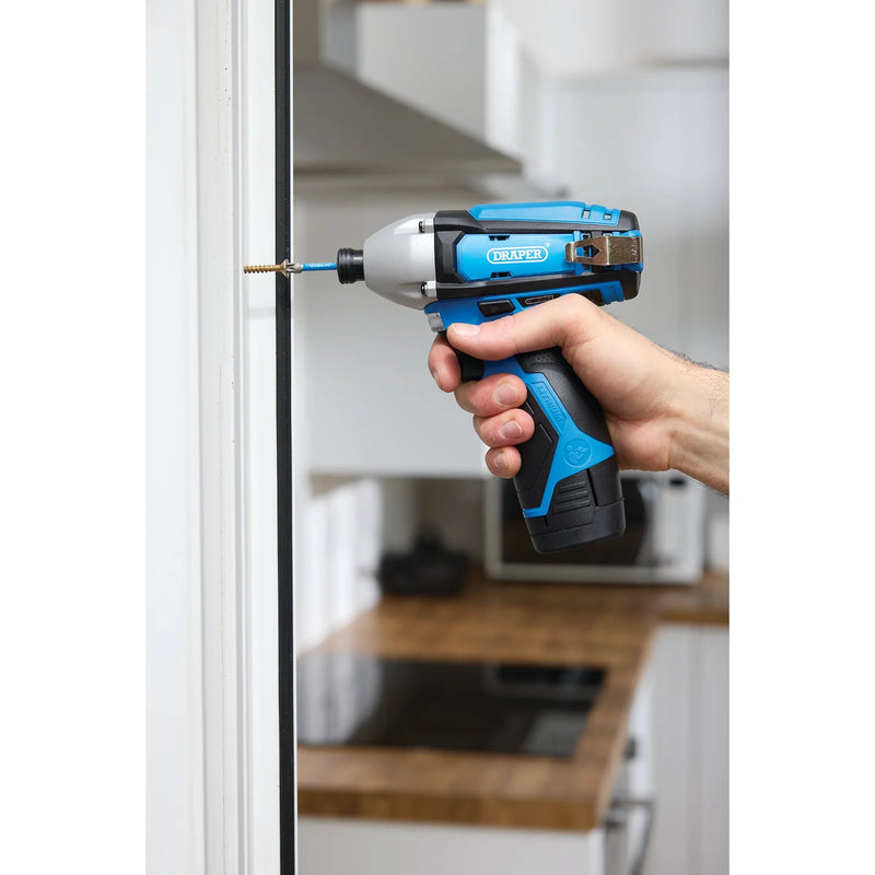 Draper Impact Driver 12V with 1.5Ah Battery & Fast Charger