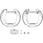 Mintex Brake Shoe Set Axle Kit MSP216