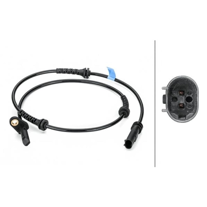 Hella ABS Wheel Speed Sensor Rear 6PU 012 806-491