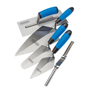 Draper Soft Grip Trowel Set 5 Piece Carbon Steel
