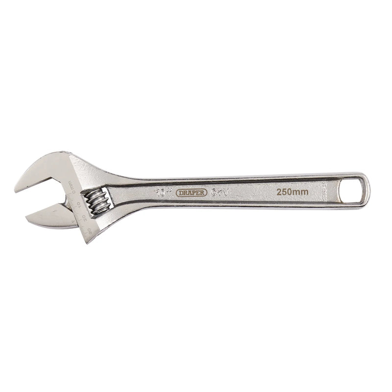 Draper Adjustable Wrench 250mm with 31mm Jaw Capacity