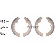 Textar Brake Shoe Set Axle Kit 91058500