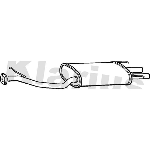Klarius Box With Tail Pipe Rear RR245J