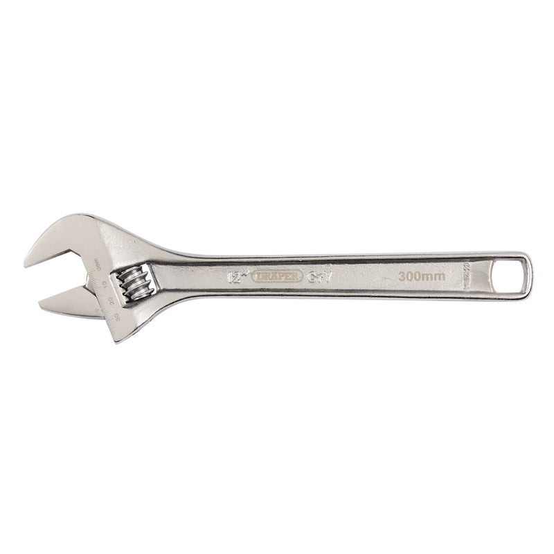 Draper Adjustable Wrench 300mm Chrome Vanadium Steel