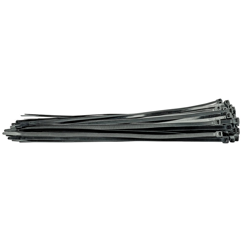 Draper Cable Ties, 7.6 x 400mm, Black - Multi-Pack Options
