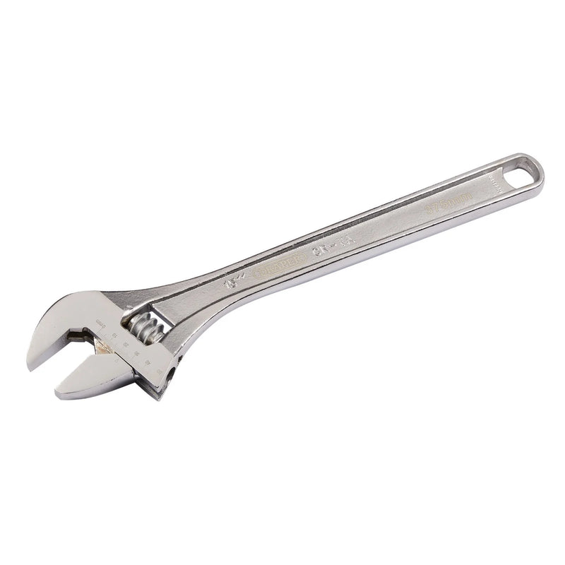 Draper Adjustable Wrench 375mm Chrome Vanadium Steel