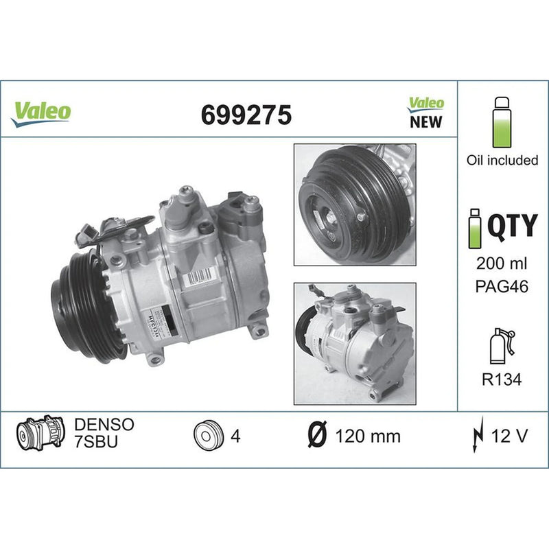 Valeo Air Conditioning Compressor 699275
