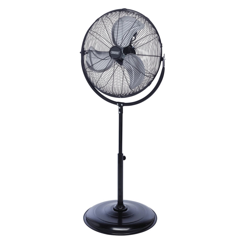 Draper Pedestal Fan 20" 500mm 120W High-Velocity