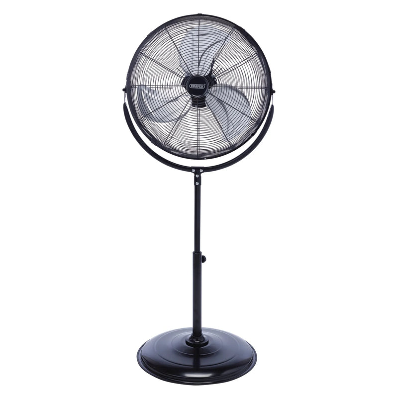 Draper Pedestal Fan 20" 500mm 120W High-Velocity