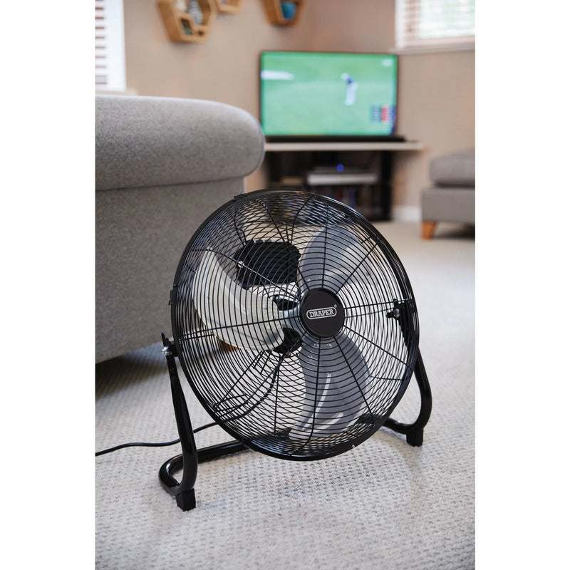 Draper Floor Fan 16" 400mm 100W High-Velocity