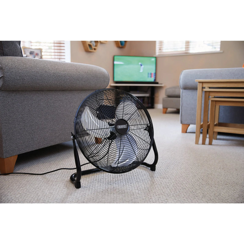 Draper Floor Fan 16" 400mm 100W High-Velocity