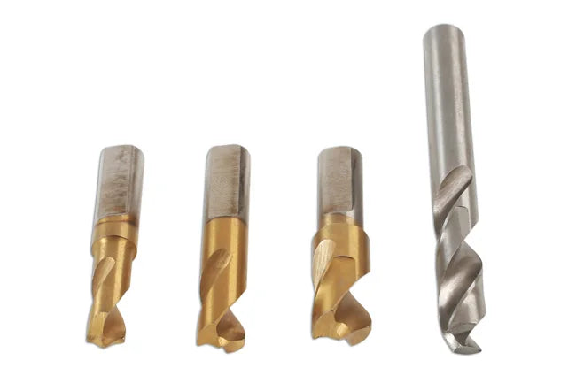 Laser Tools Spot Weld Drill Set 4pc - PL