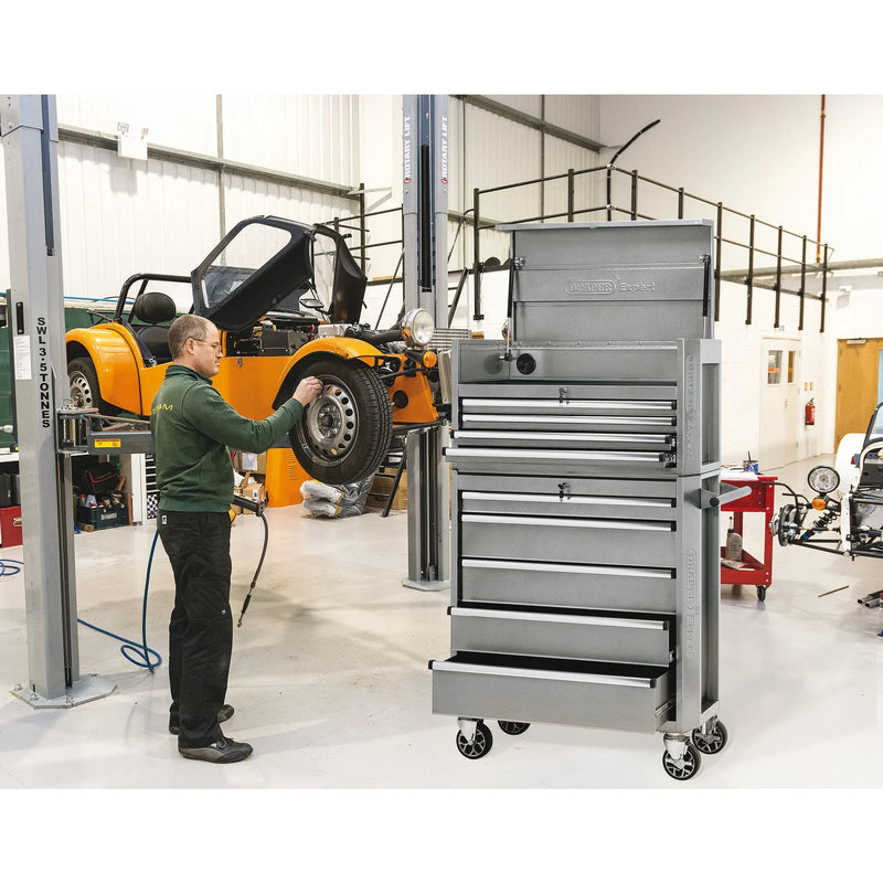 Draper Expert Tool Chest Combined Roller Cabinet, 36" 9 Drawer