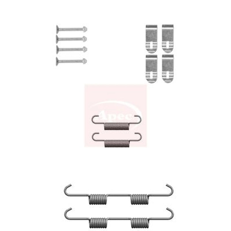 Apec Parking Brake Shoe Accessory Kit Rear KIT2139