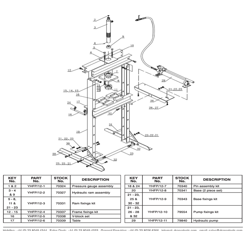 Draper Hydraulic Pump YHFP/12-11
