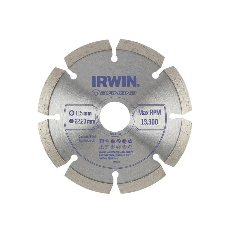 IRWIN® Segmented Diamond Blade 115 x 22.23mm - IW8087103
