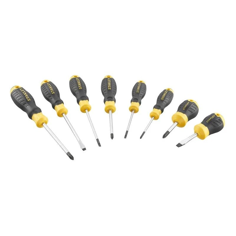 STANLEY® Hand Tools CUSHION GRIP™ Screwdriver Set, 8 Piece - STHT16167-0