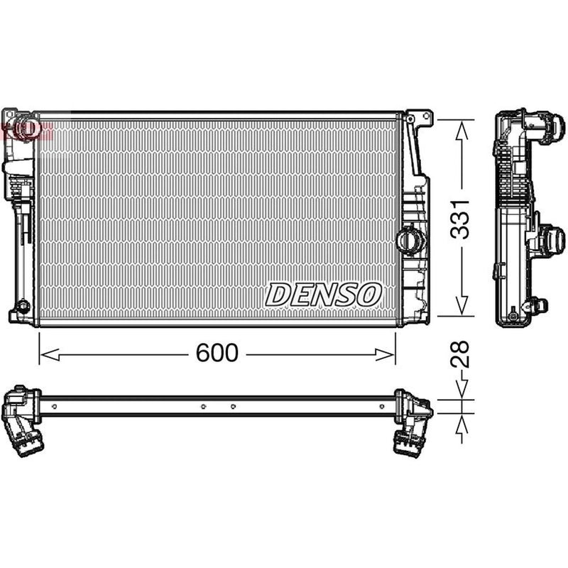 Denso Engine Radiator DRM05014